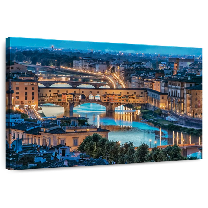 Kavia Florence City At Sunset II, 26" H x 39" W
