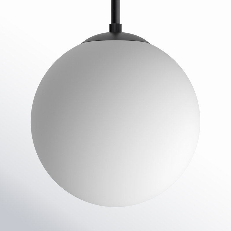 Wilbourn 1 - Light Single Pendant, 10.5" H x 10" W x 10" D, Black