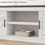 Meuble télé 65 po pour téléviseur de 70 à 75 po, centre de divertissement cannelé rustique avec portes de grange et tablette de rangement ouverte-1210118008