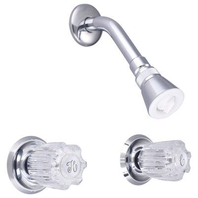 Banner Two Acrylic Handle Shower Only Faucet