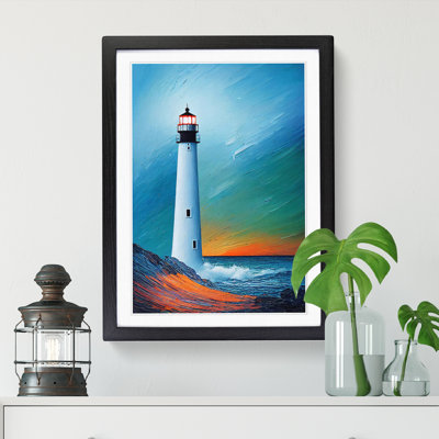 Painted Lighthouse Vol.6 - Picture Frame Print