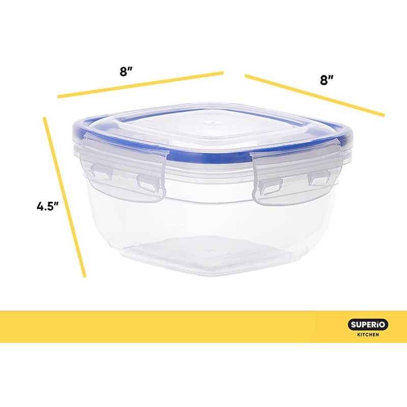 4 Container Food Storage Container Set
