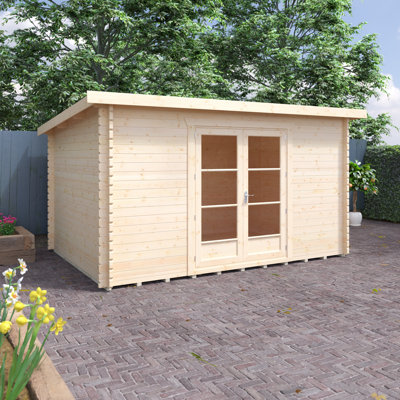 The Blake Tongue & Groove Log Cabin - 14x10w