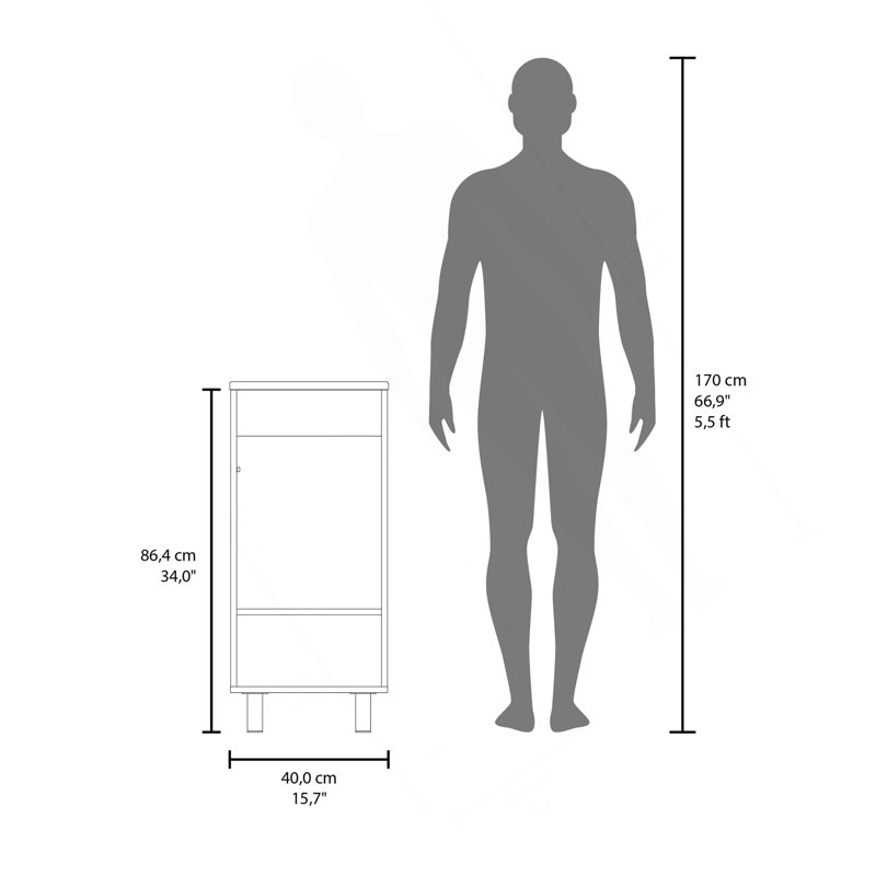 Meuble-lavabo à quartz avec lavabo intégré FM, Wengé