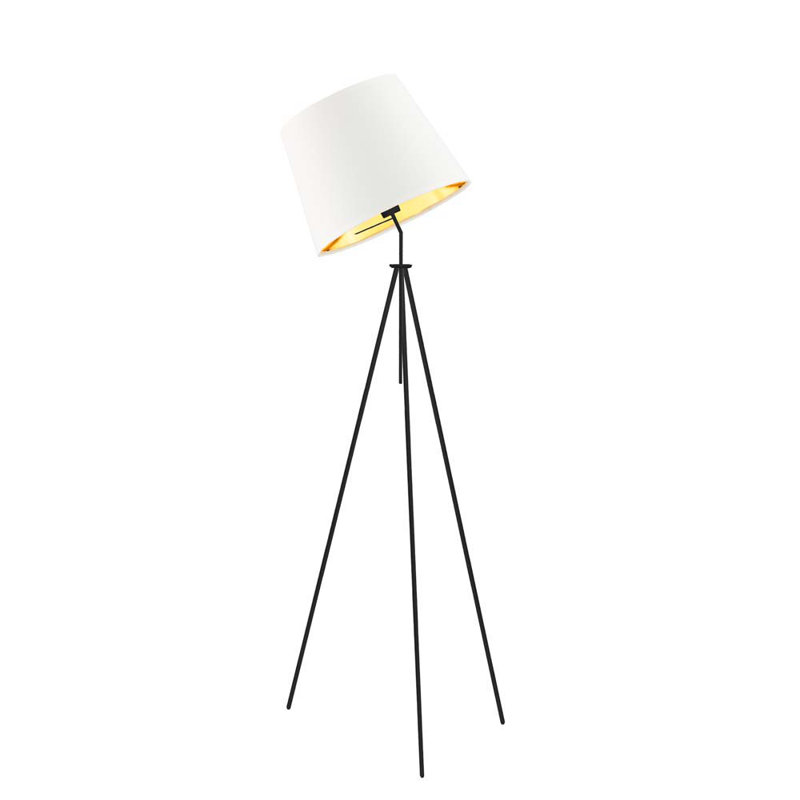Airlie 155cm Tripod Floor Lamp, White, Black