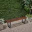 Banc d'extérieur en métal / bois massif-778655877