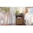 Winston Porter Farmhouse Charging Nightstand – 2 Drawers + Open Cabinet, 18"x18"x24" – Multi-Use End Table for Living Room, Bedroom or Office-1645069056-1645040090