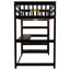 Lit mezzanine simple avec tablettes et tablette pour poste de travail-1715333172-1715333175