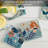 Mermaid Island 4-Pack Assorted Tumbled Tile Coasters