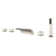 Triple Handle Deck Mounted Roman Tub Faucet with Diverter and Handshower,Tub Faucet with Waterfall Spout