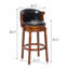 Tabourets de bar en cuir Cow