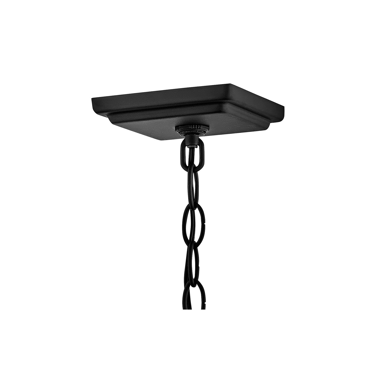 Marilee Seeded Outdoor Composite Pendant, Black