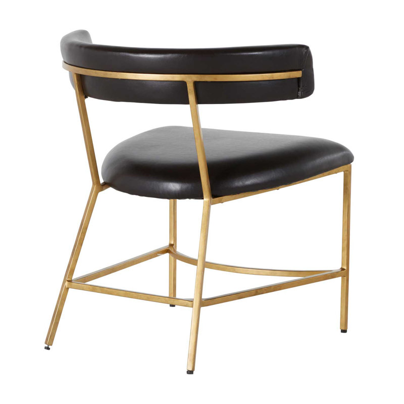 Matthew Wing Back Side Chair in Black