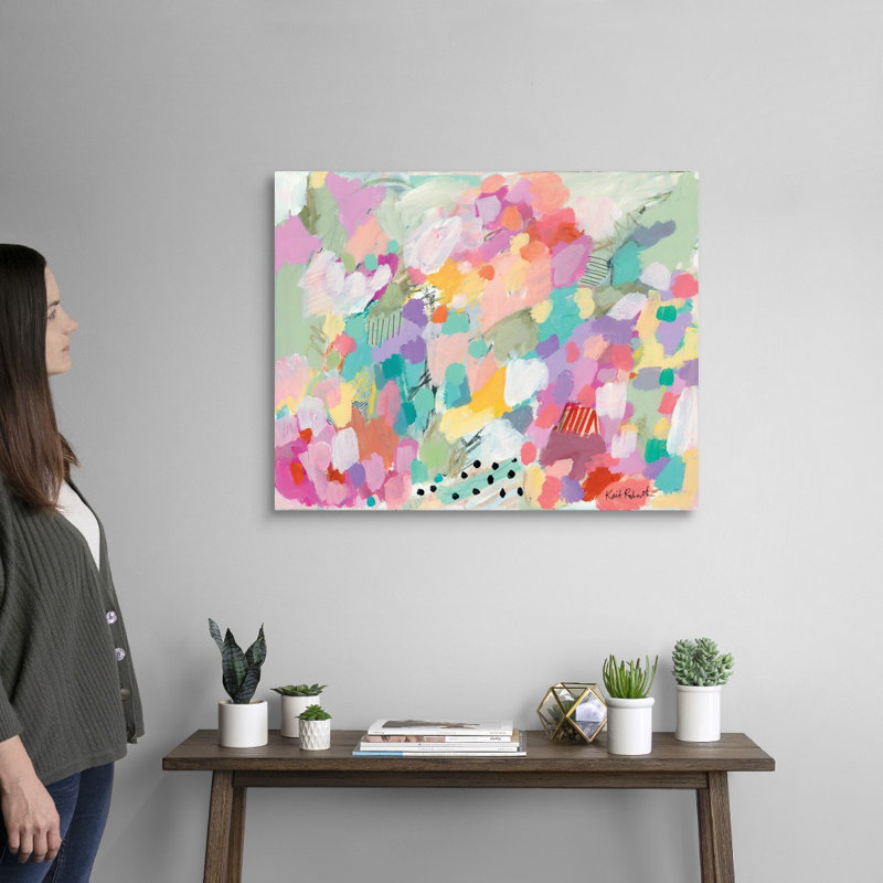Reproduction d’art sur toile kaléidoscope par Kait Roberts, Toile tendue, H 24 po x l 30 po x P 1,25 po