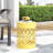 Outdoor Metal End Table -Large-2021883704