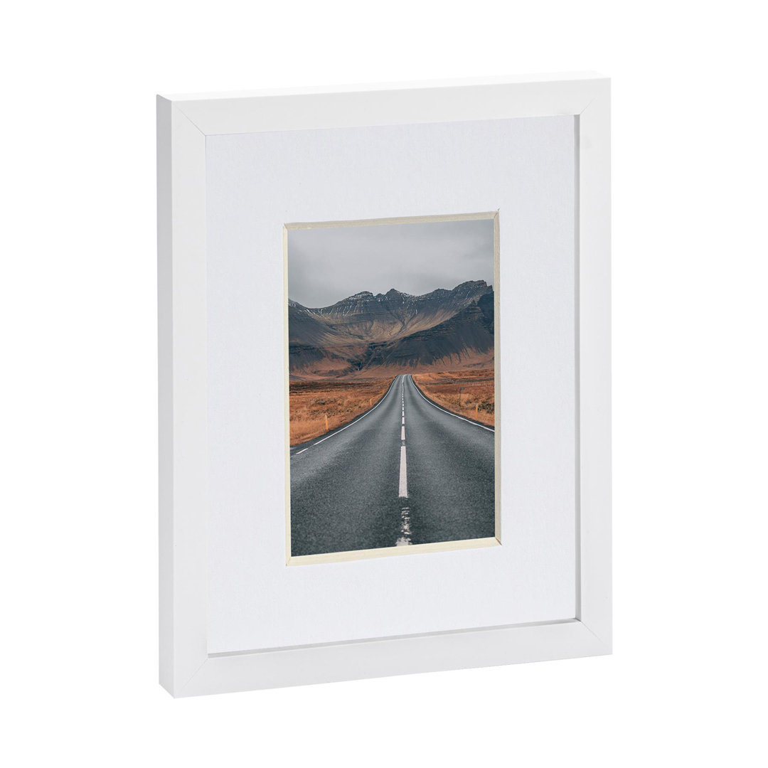 Photo Frame with 4" x 6" Mount - 5" x 7" - Black/Ivory