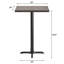 Plateau de table rectangulaire en bois massif avec base en X-1832549402-1832549401-1832549399