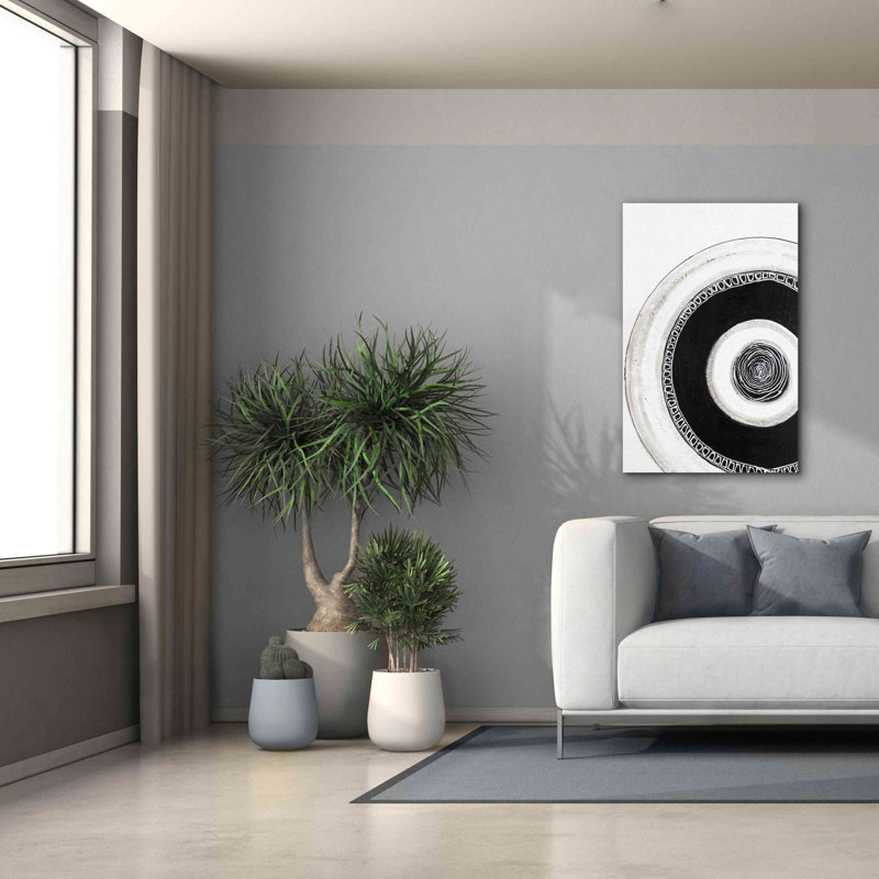 «Circuli 2» par Design Fabrikken, estampe numérique sur toile, H 40 po x l 26 po x P 1,5 po