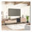 Modern TV Stand For 80'' TV With Double Storage Space, Media Console Table, Entertainment Center With Drop Down Door For Living Room, Bedroom, Home Theatre-456272265