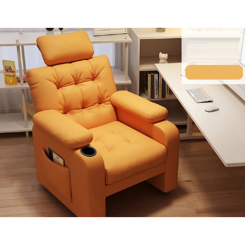 Naomika Genuine Leather Side Chair