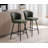 Upholstered Barstool With Footrest-105412413