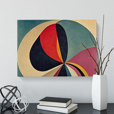 Dashing Modern Abstract - Wrapped Canvas