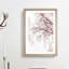 A Pink Cherry Blossom Tree Abstract - Framed Print-56738643-56738647