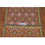 Tapis oriental géométrique All-Over Kilim 6 x 8