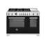 Professional Series Range 48" - 6 Brass Burners + Electric Griddle - Gas Oven-1282003609