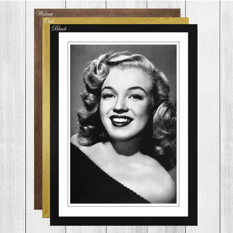 Single Picture Frame Print, Black