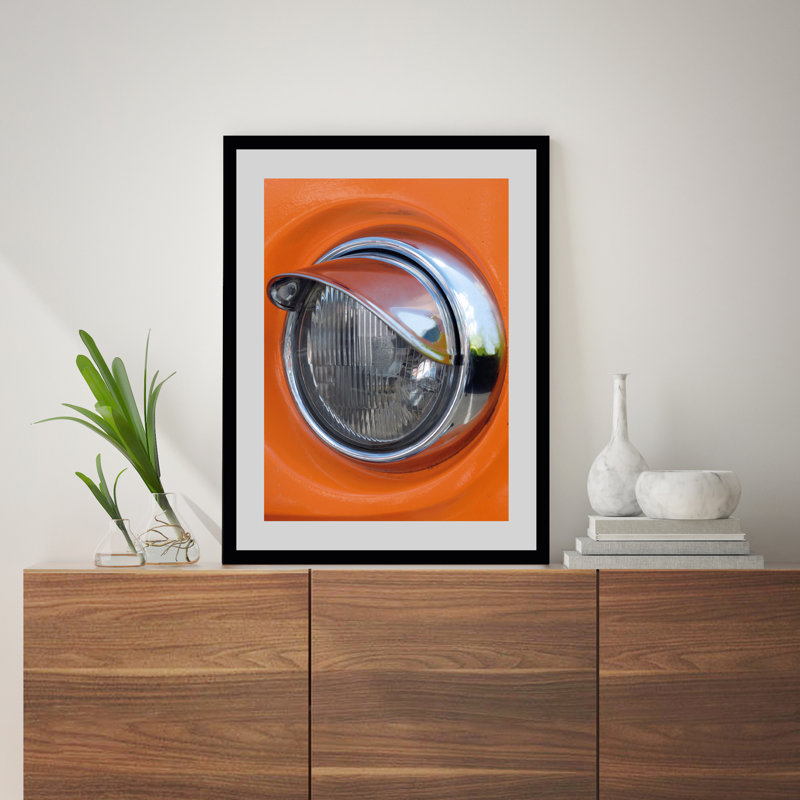 Car Headlight - Single Picture Frame Print