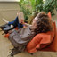 Cotton and Olive Throw-68766510