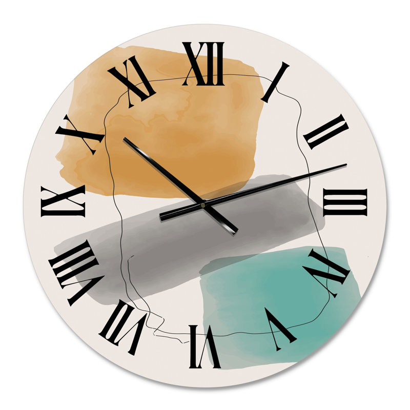Minimal Elementary and Geometric Compostions XXXXII - Modern wall clock, Small