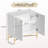 2 Door White Locker Accent Cabinet