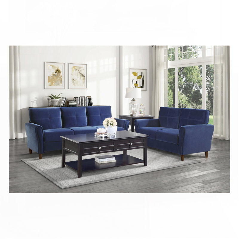 Causeuse de salon moderne, Bleu