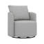 Fauteuil d'appoint pivotant à 360 ° avec accoudoirs ergonomiques et coussin décoratif-116646673
