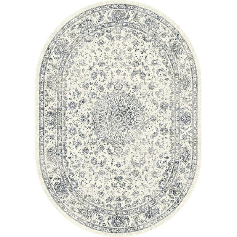 Attell Floral Indoor Rug, Oval 6'7" x 9'6"