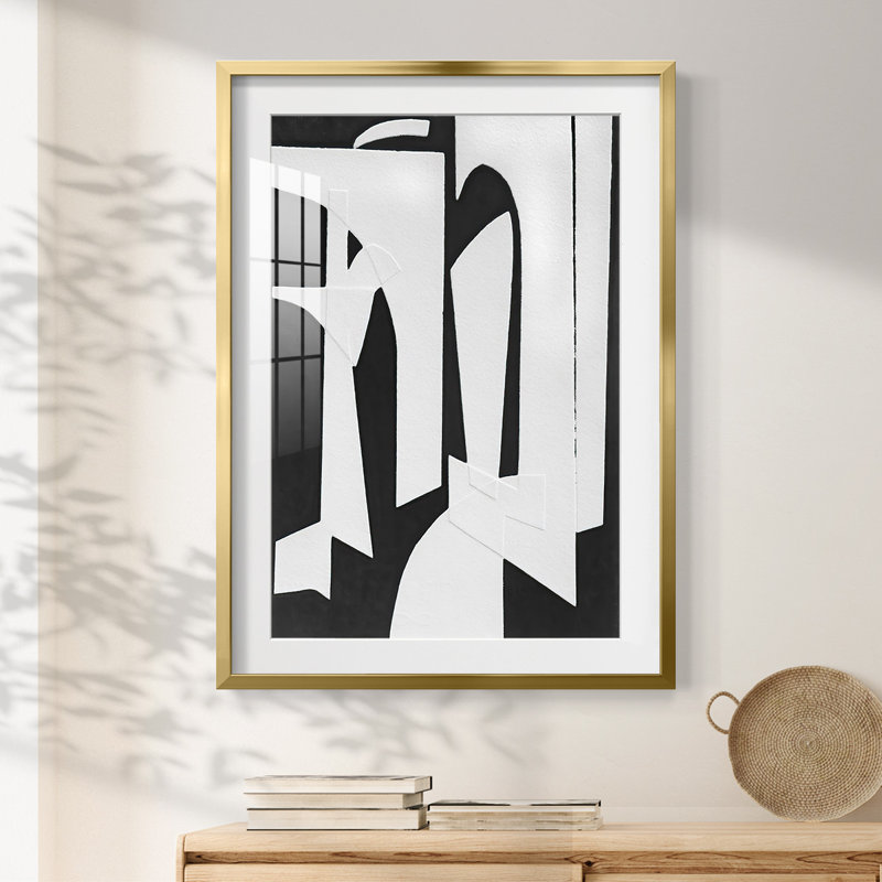 Reproduction encadrée, espagnol, espagnol, arc-en-ciel, H 28,5 po x l 20,5 po, Doré