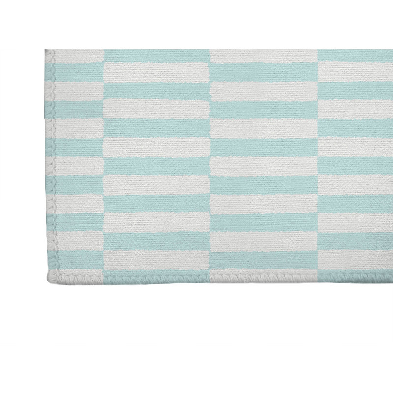 Tapis d'extérieur antidérapant Off Stripe, Tapis de couloir 2 pi 6 po x 8 pi
