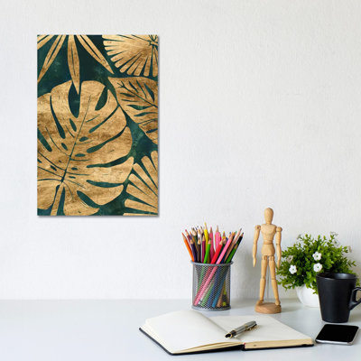 Emerald Jungle II by June Erica Vess - Wrapped Canvas Gallery-Wrapped Canvas Giclée