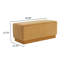 Tabouret à langer rectangulaire léger en tissu léger avec structure en bois massif-1660156204