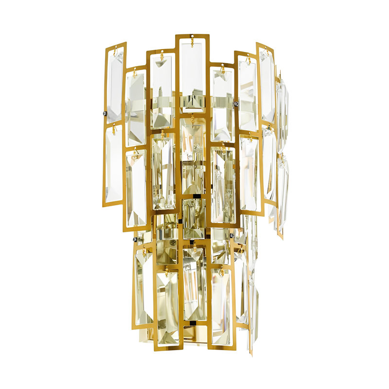 Binal Flush Mounted Sconce, Gold
