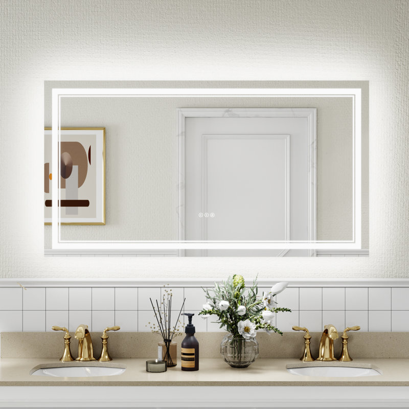 Miroir de salle de bain mural Aolaith, 30 po x 55 po