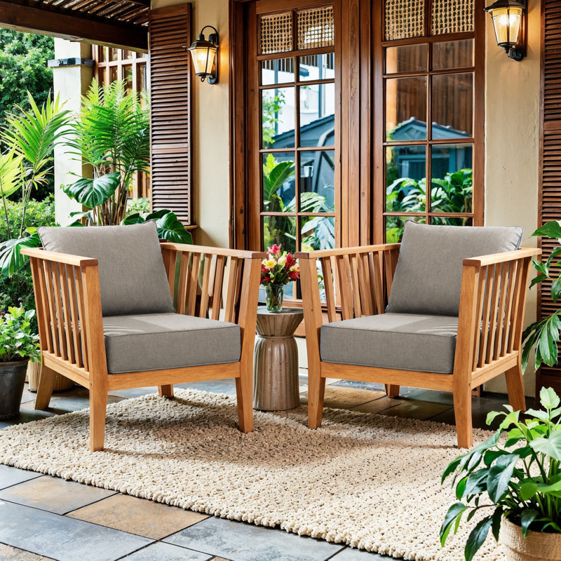 Zopitonia Outdoor Deep Seating Cushion For Swivel Gliders And Armchairs, 1, Gray