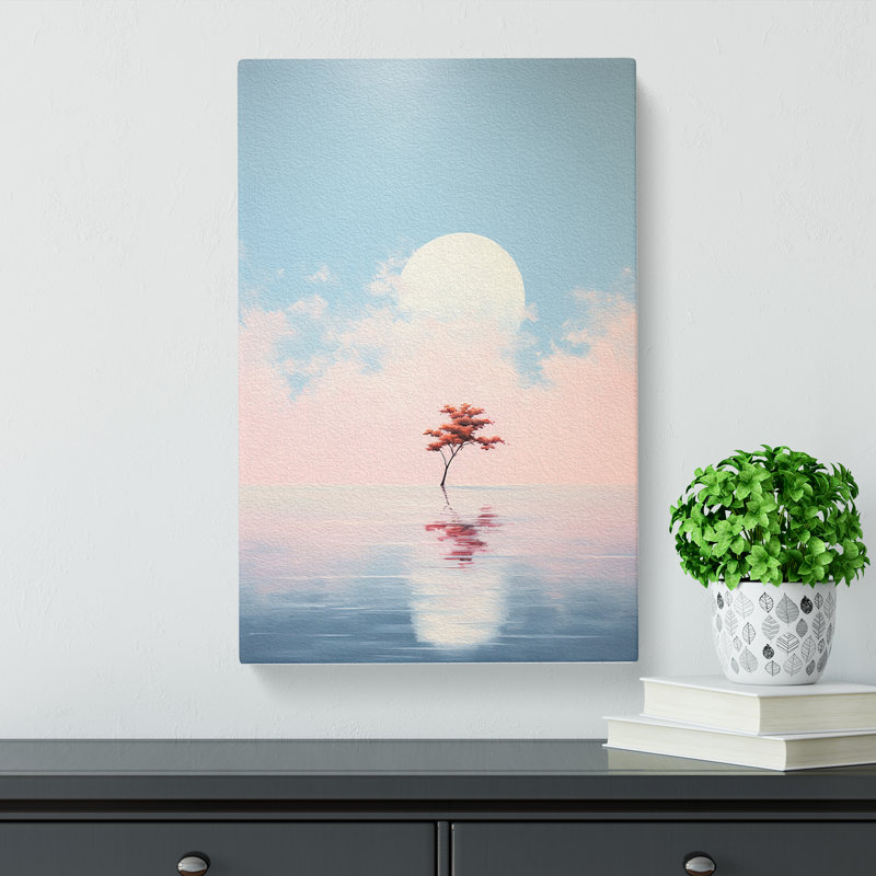 Minimalist Impressionism No.2 - Wrapped Canvas Print, 76cm H x 50cm W x 3cm D