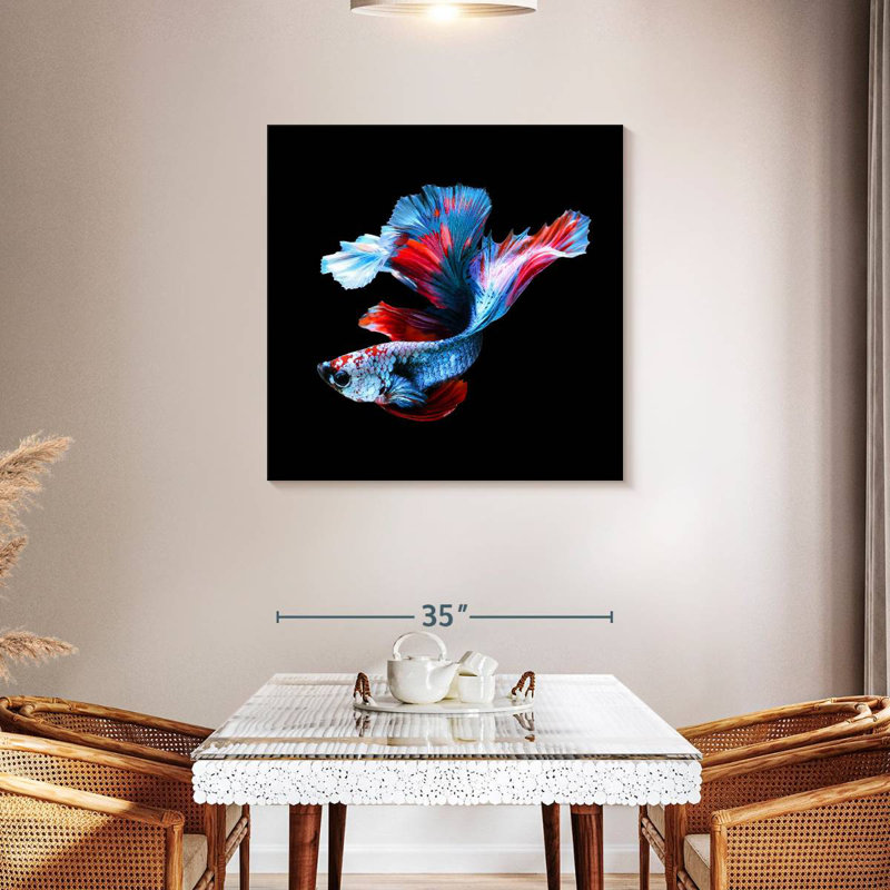 Brampt Elegant Betta Fish, 36" H x 36" W