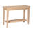 Manatuto 46'' Unfinished Solid Wood Console Table