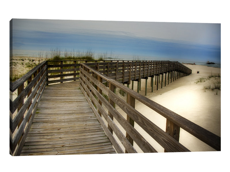 « beach times » par dano, reproduction de photo sur toile tendue, H 24 po x l 36 po x P 1,5 po