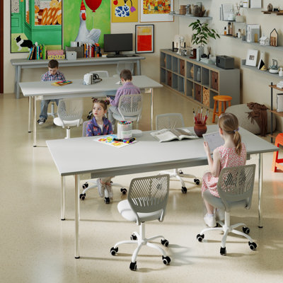 Chaise de bureau pivotante ajustable pour adolescent