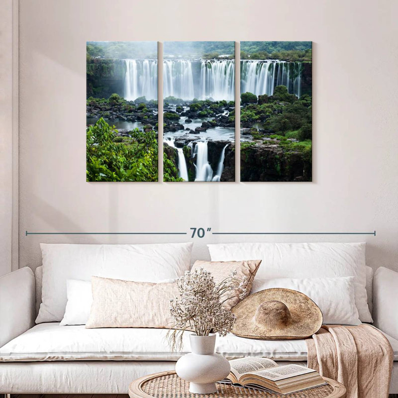 Alvord Vast Iguazu Falls, H 28 po x l 45 po